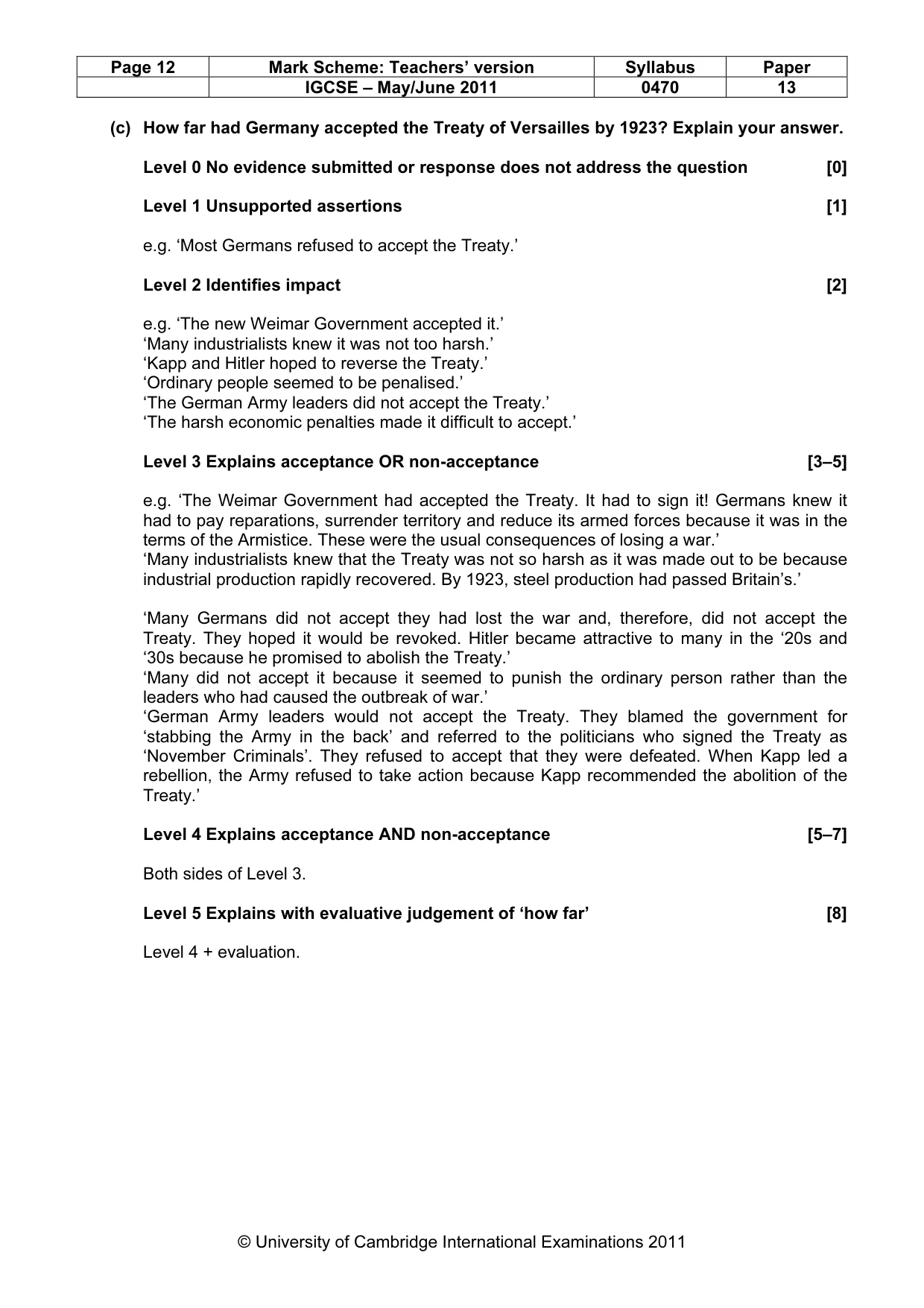 Mark scheme, page 12 of 52