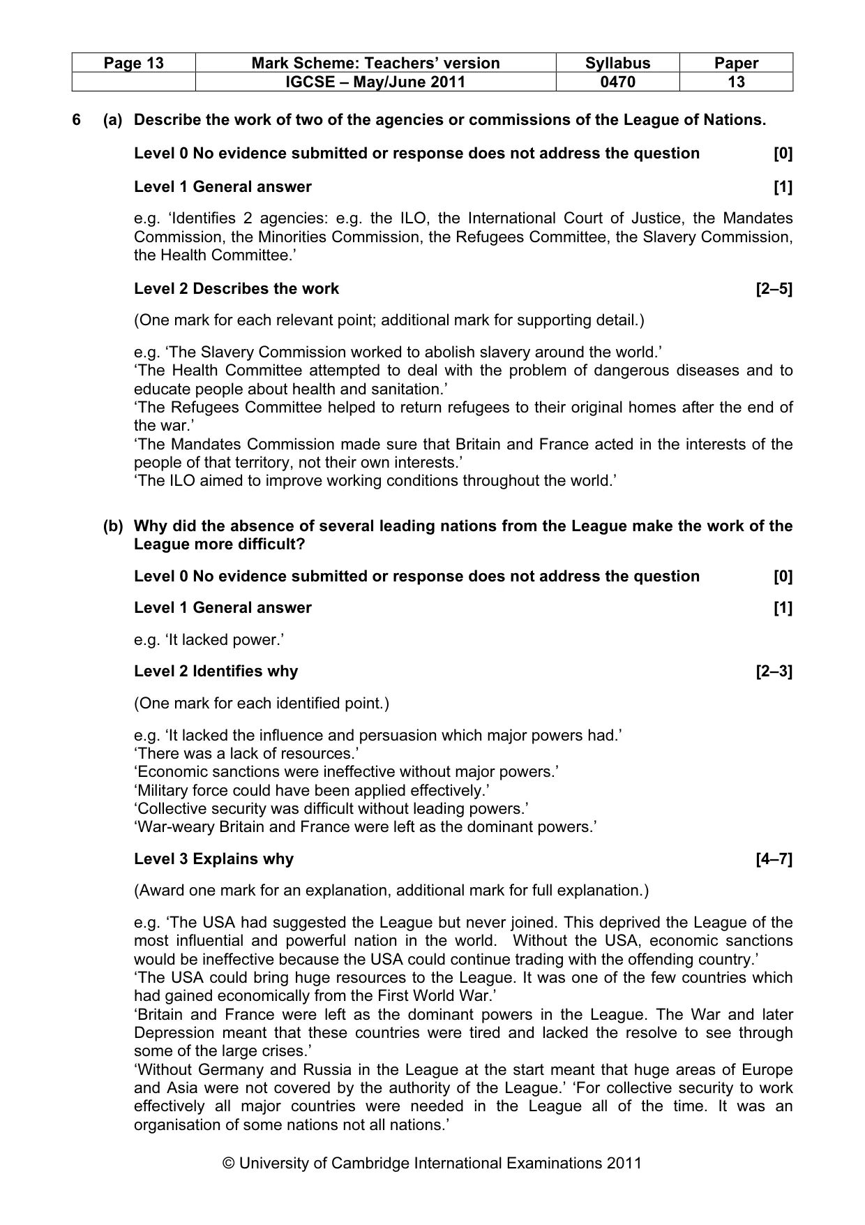 Mark scheme, page 13 of 52