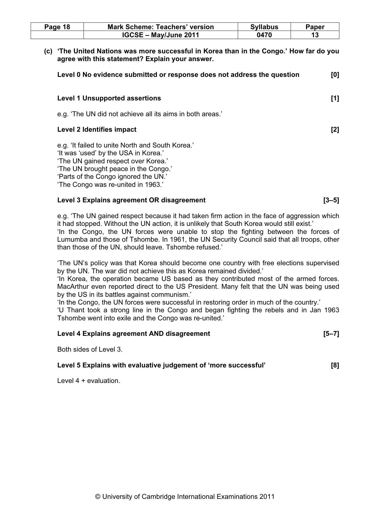 Mark scheme, page 18 of 52