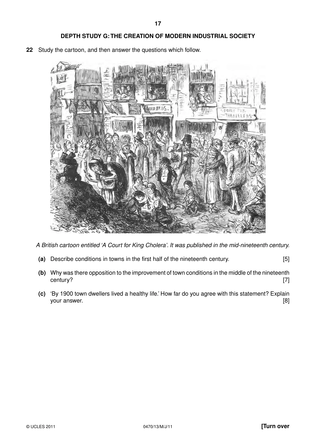 Cambridge IGCSE History 0470 2011 May/June Paper 1 · Variant 3 question paper, page 17 of 20