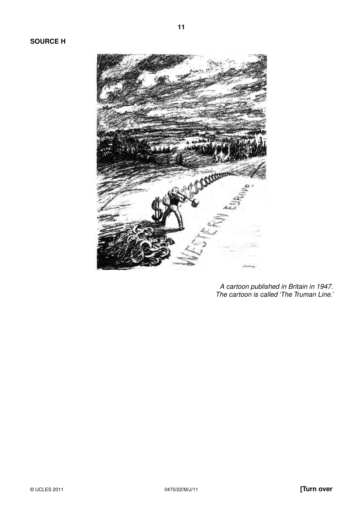 Cambridge IGCSE History 0470 2011 May/June Paper 2 · Variant 2 question paper, page 11 of 12