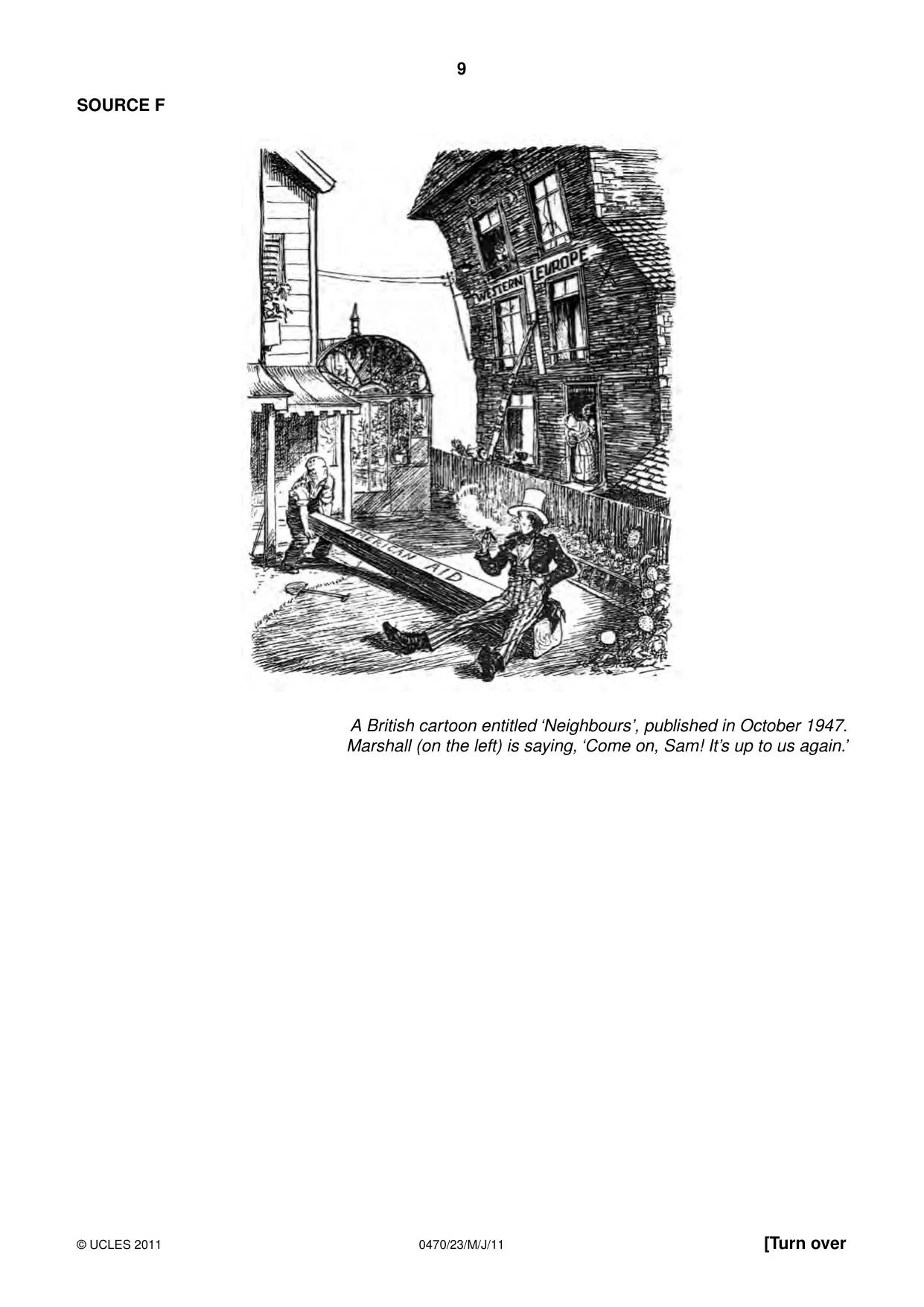 Cambridge IGCSE History 0470 2011 May/June Paper 2 · Variant 3 question paper, page 9 of 12
