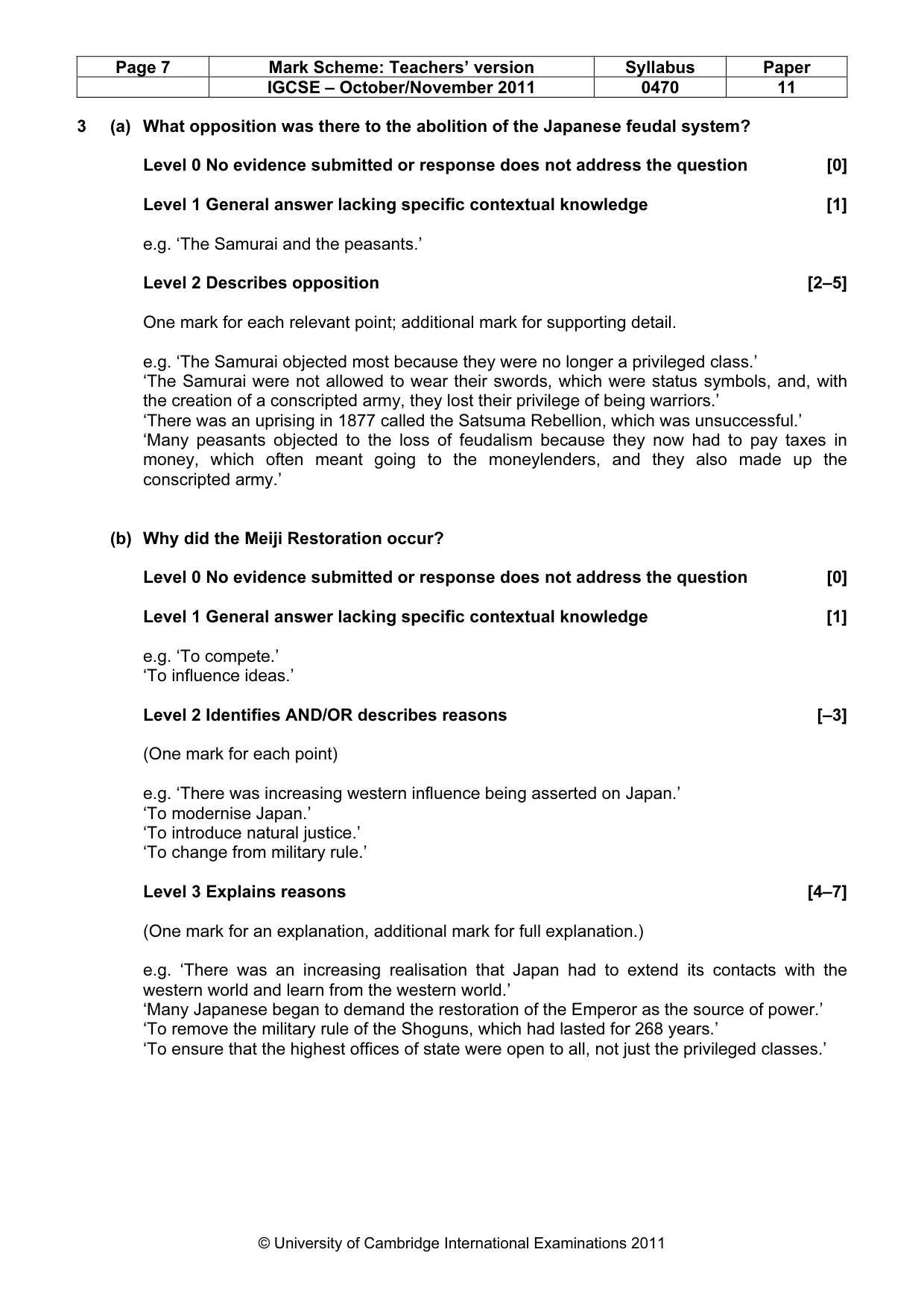 Mark scheme, page 7 of 59