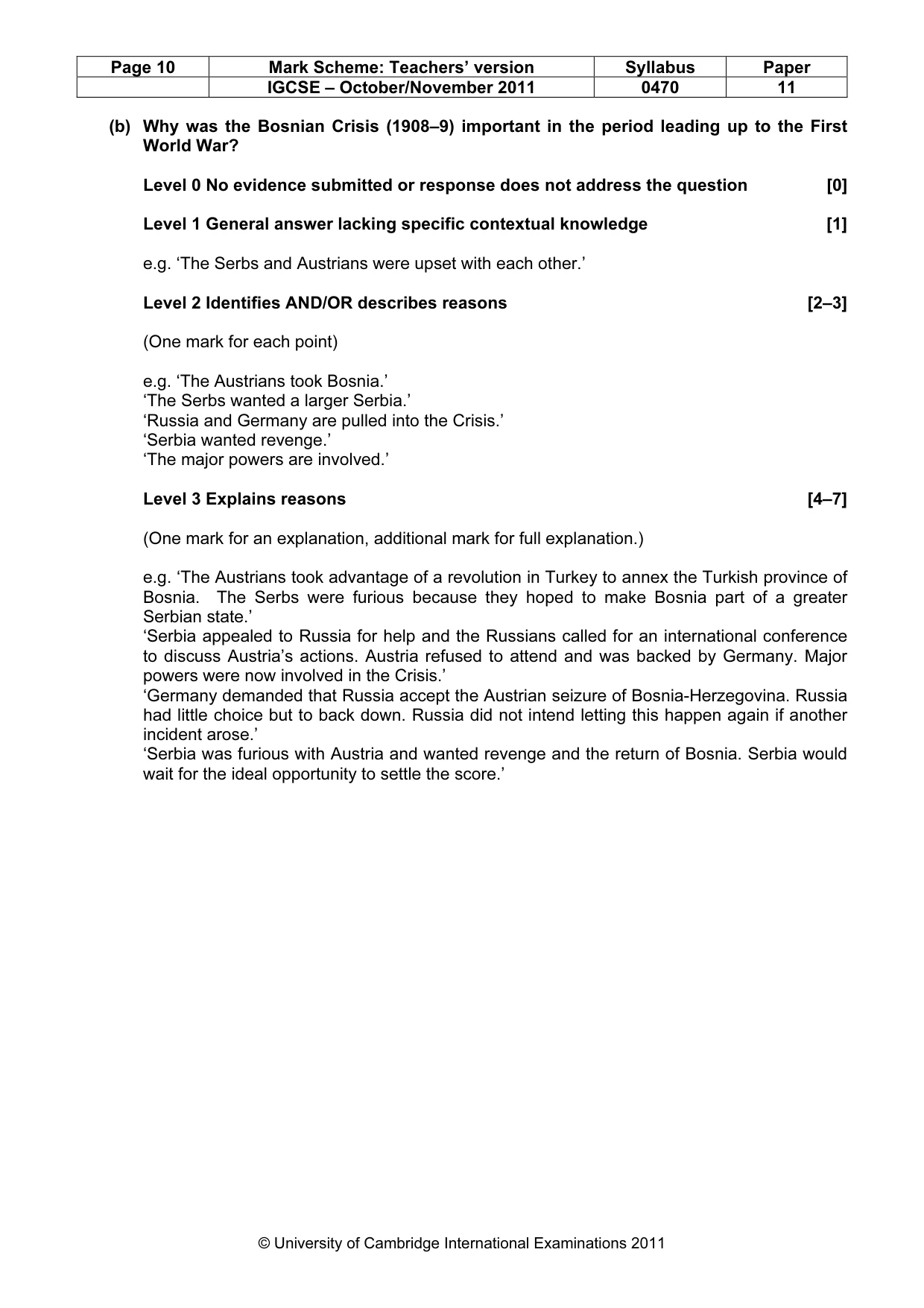 Mark scheme, page 10 of 59