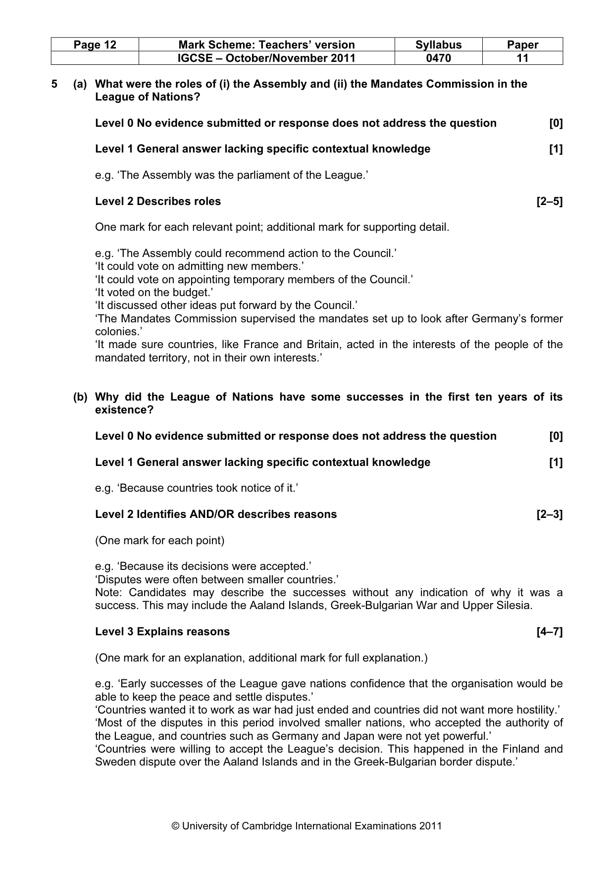 Mark scheme, page 12 of 59