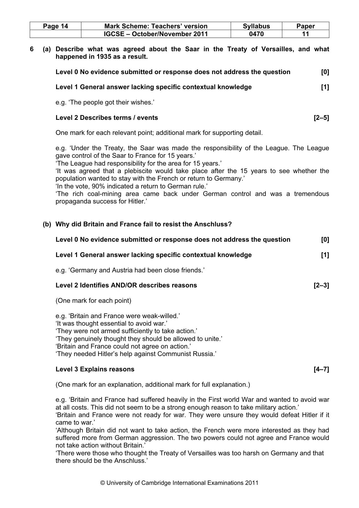 Mark scheme, page 14 of 59