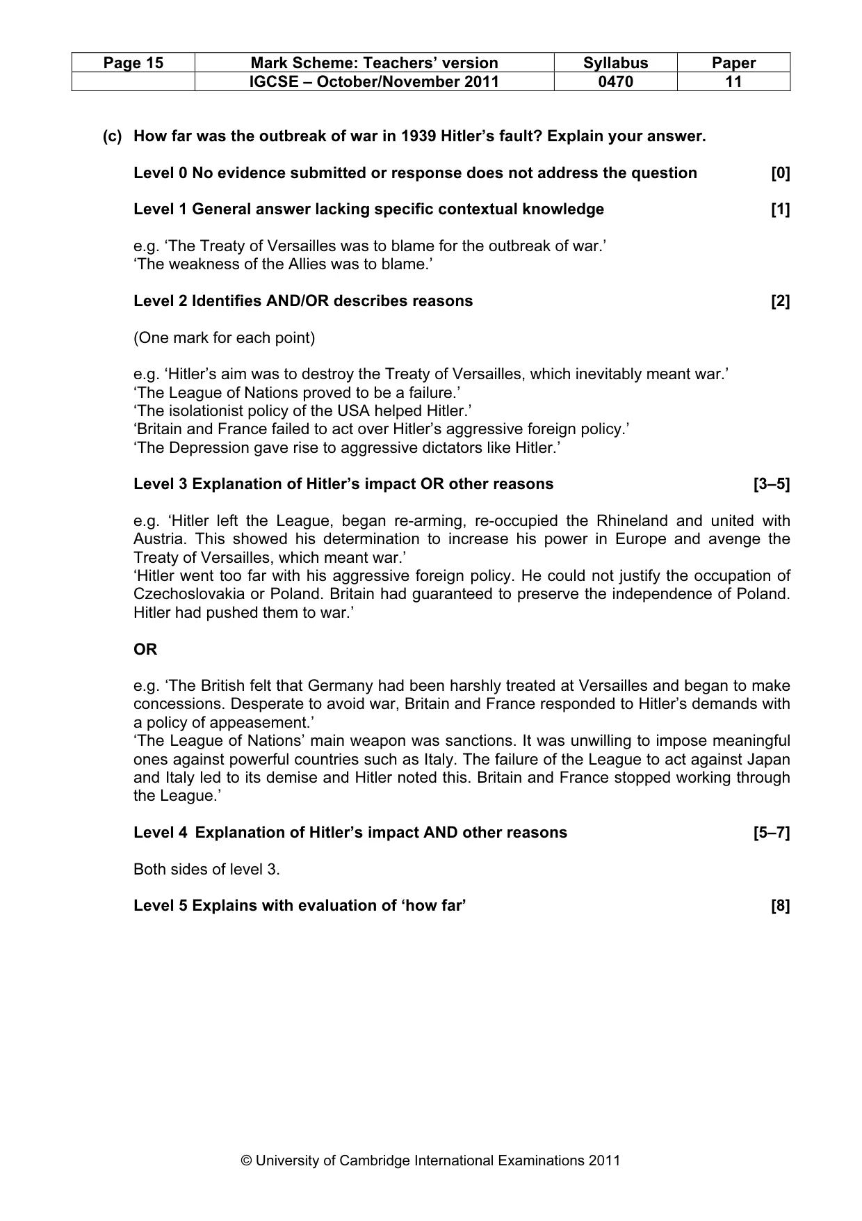 Mark scheme, page 15 of 59