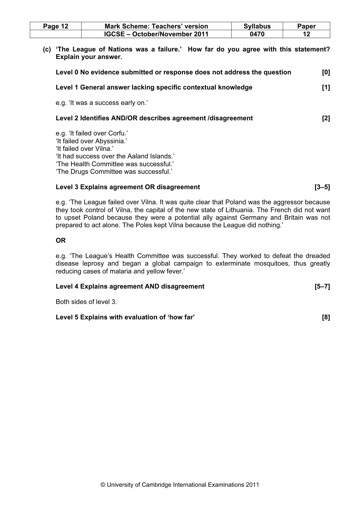 Mark scheme, page 12 of 52