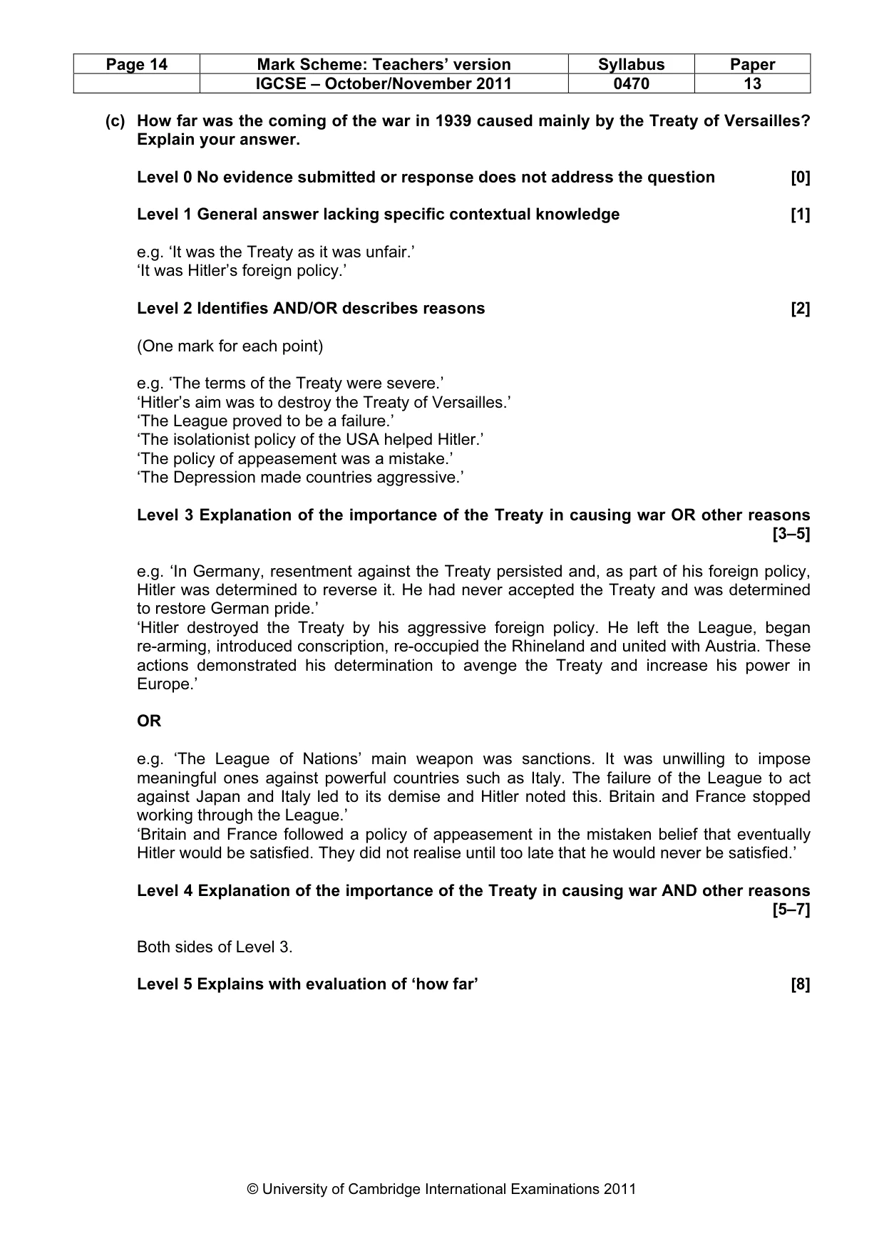 Mark scheme, page 14 of 58