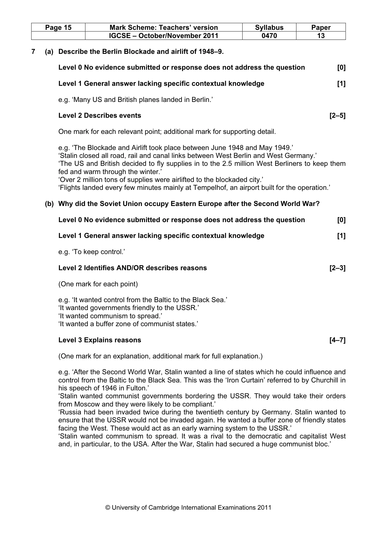Mark scheme, page 15 of 58