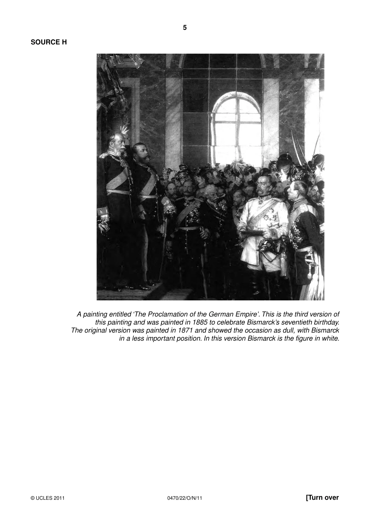 Cambridge IGCSE History 0470 2011 Oct/Nov Paper 2 · Variant 2 question paper, page 5 of 12