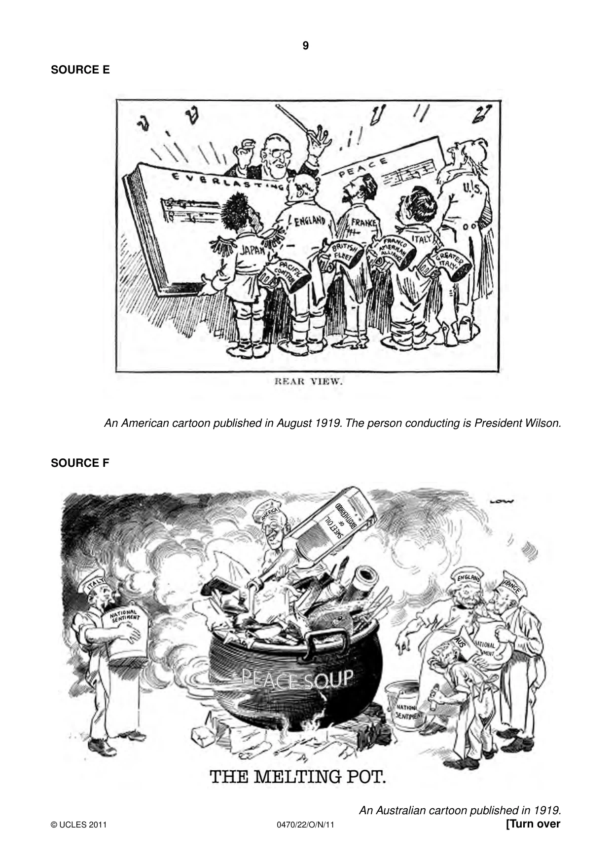 Cambridge IGCSE History 0470 2011 Oct/Nov Paper 2 · Variant 2 question paper, page 9 of 12