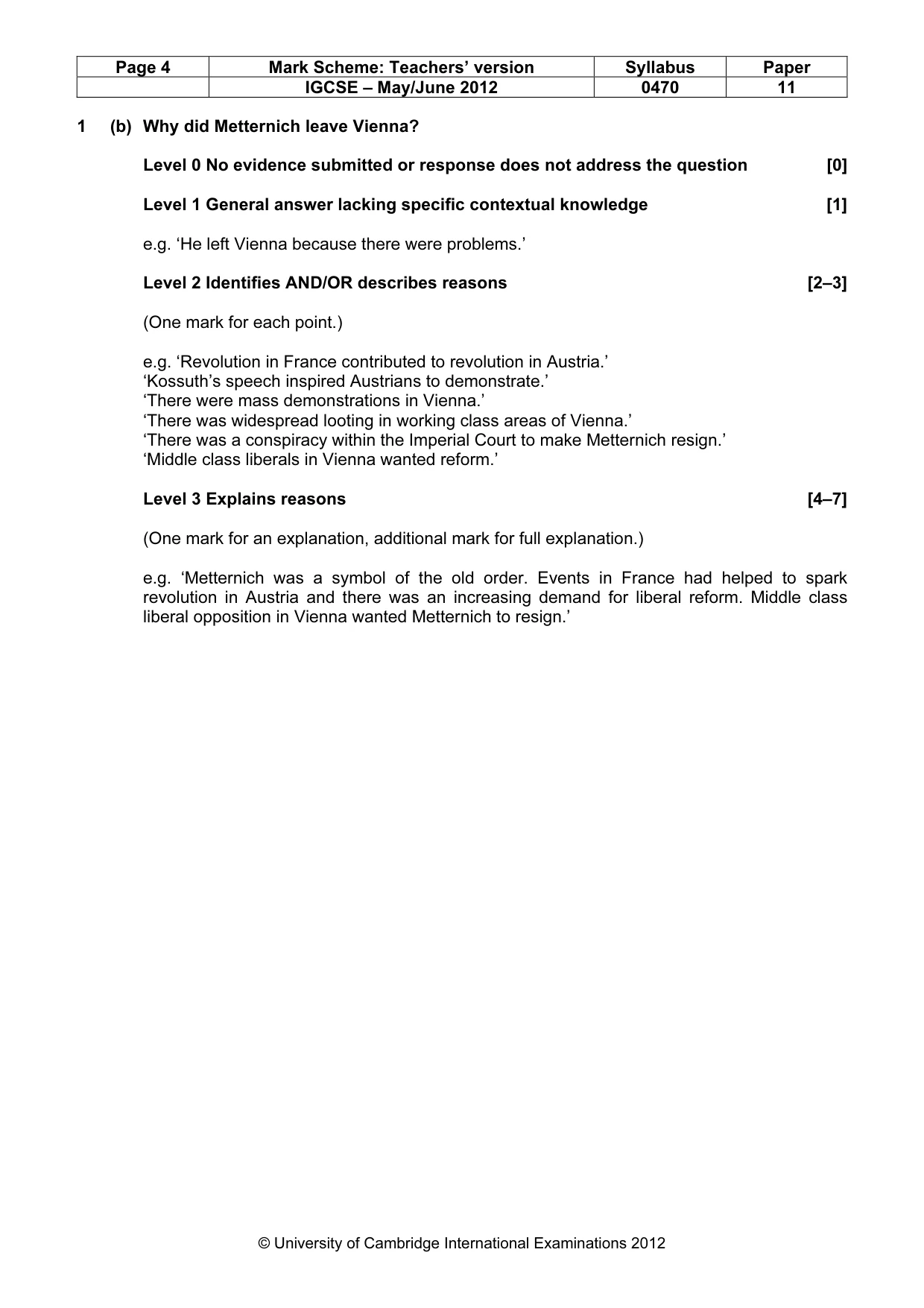 Mark scheme, page 4 of 77