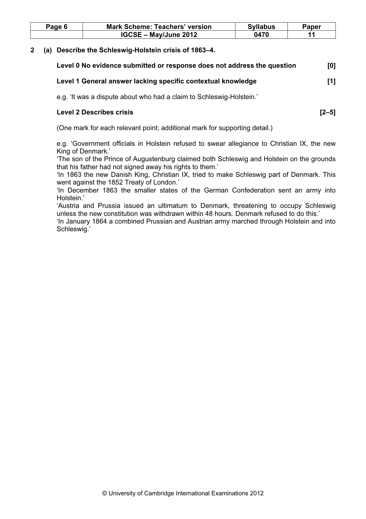Mark scheme, page 6 of 77