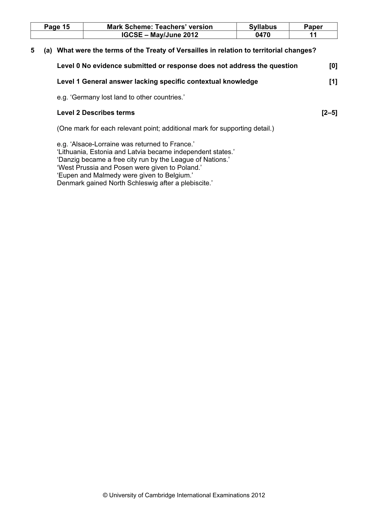 Mark scheme, page 15 of 77