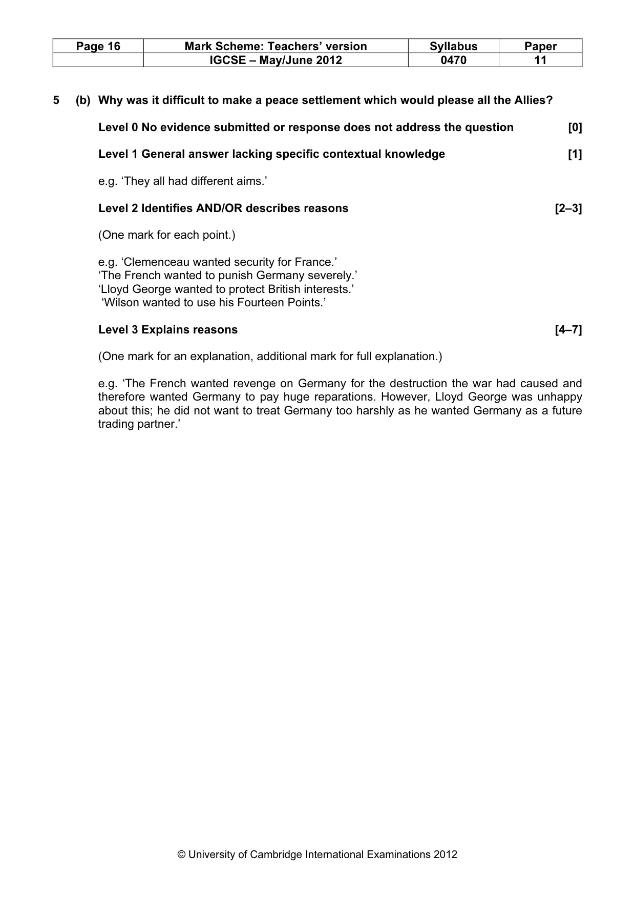 Mark scheme, page 16 of 77