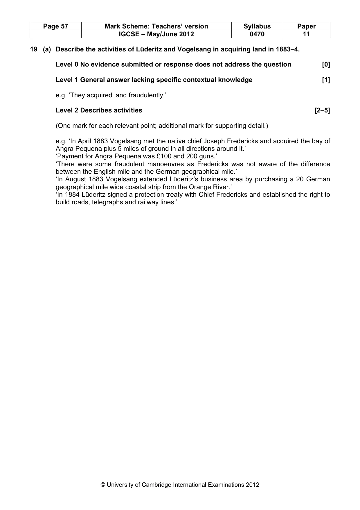 Mark scheme, page 57 of 77