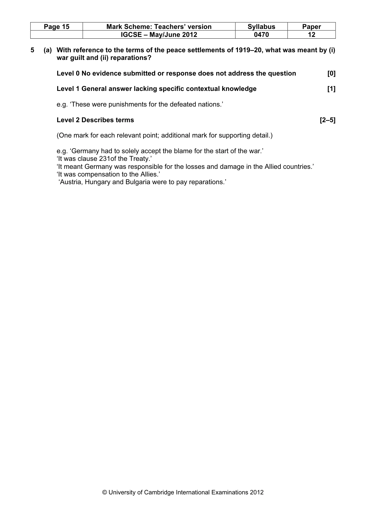 Mark scheme, page 15 of 77