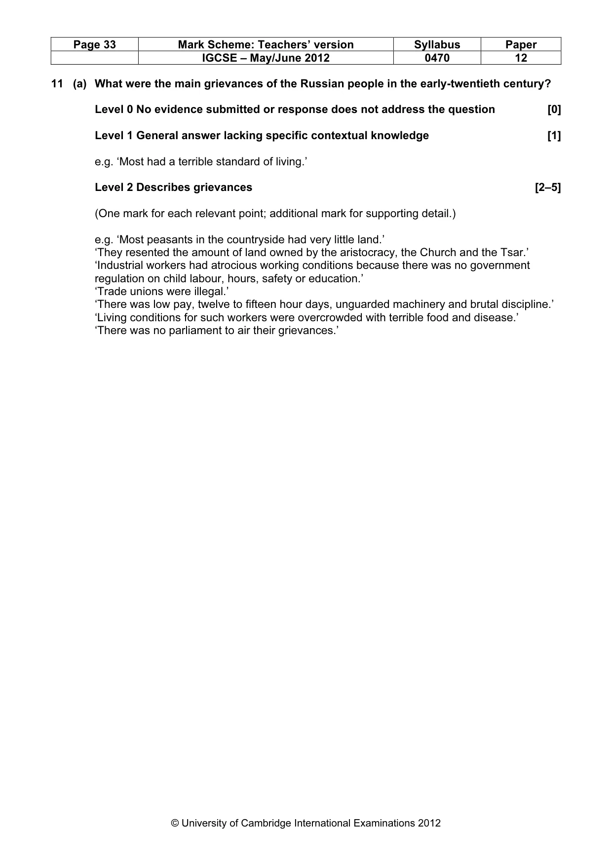 Mark scheme, page 33 of 77