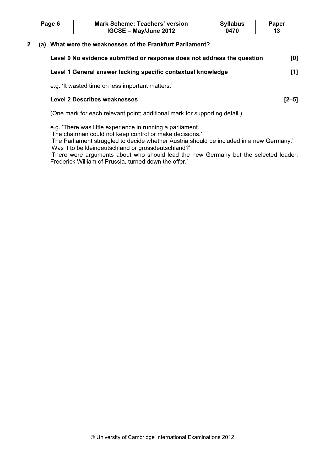 Mark scheme, page 6 of 77