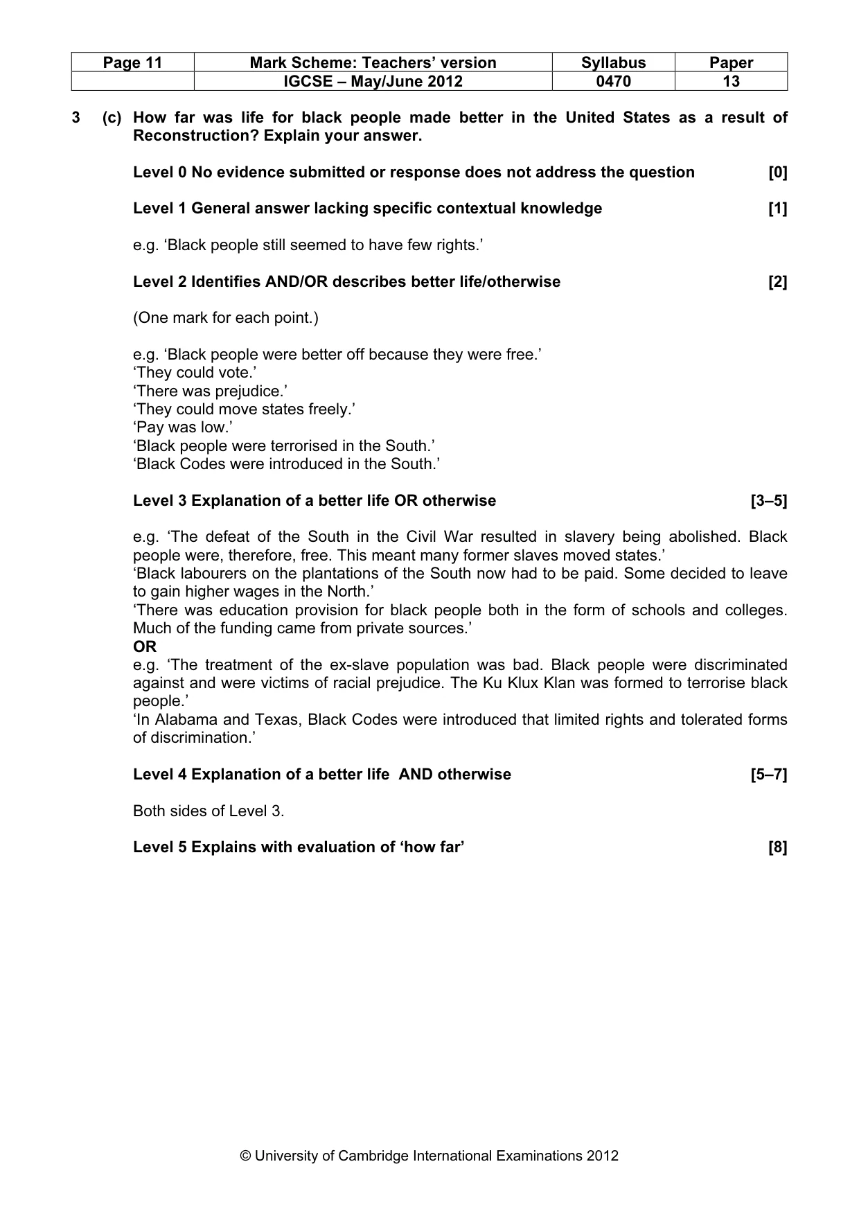 Mark scheme, page 11 of 77