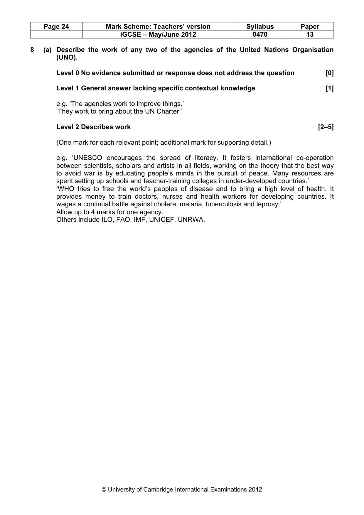 Mark scheme, page 24 of 77