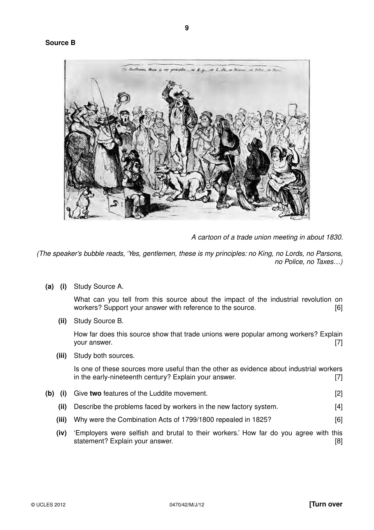 Cambridge IGCSE History 0470 2012 May/June Paper 4 · Variant 2 question paper, page 9 of 12