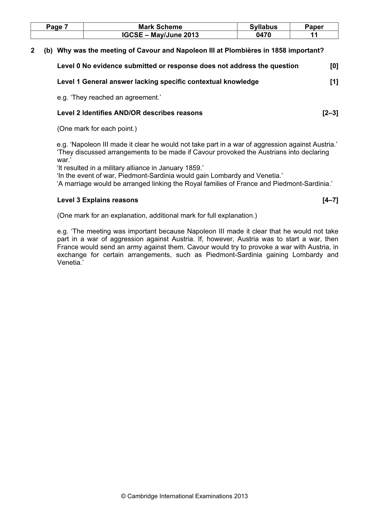 Mark scheme, page 7 of 77
