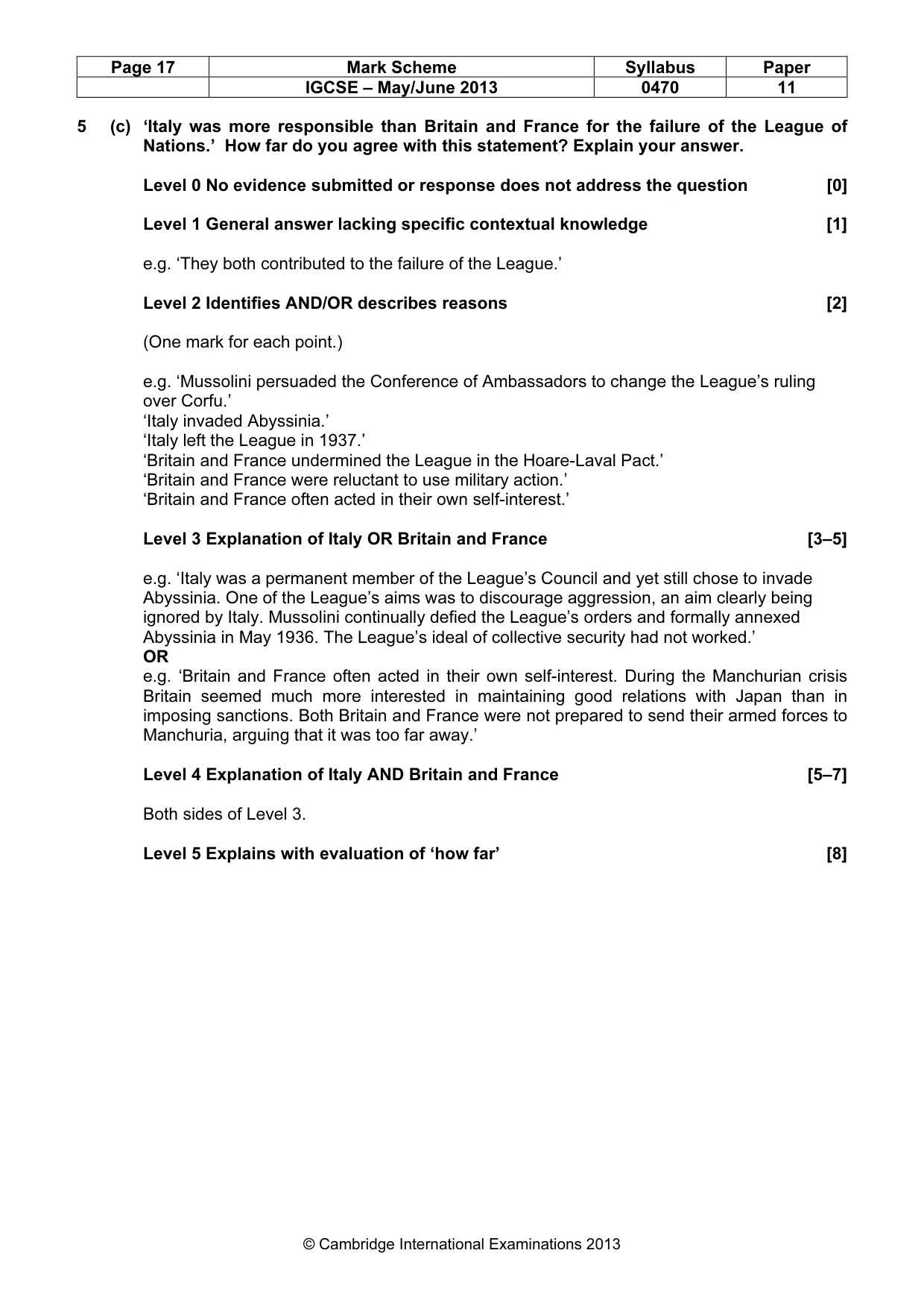 Mark scheme, page 17 of 77