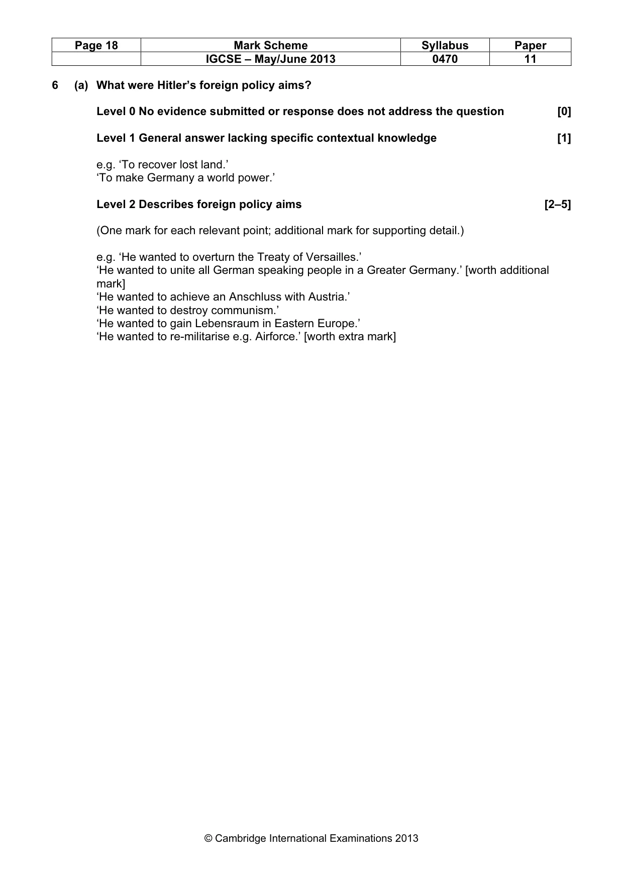 Mark scheme, page 18 of 77