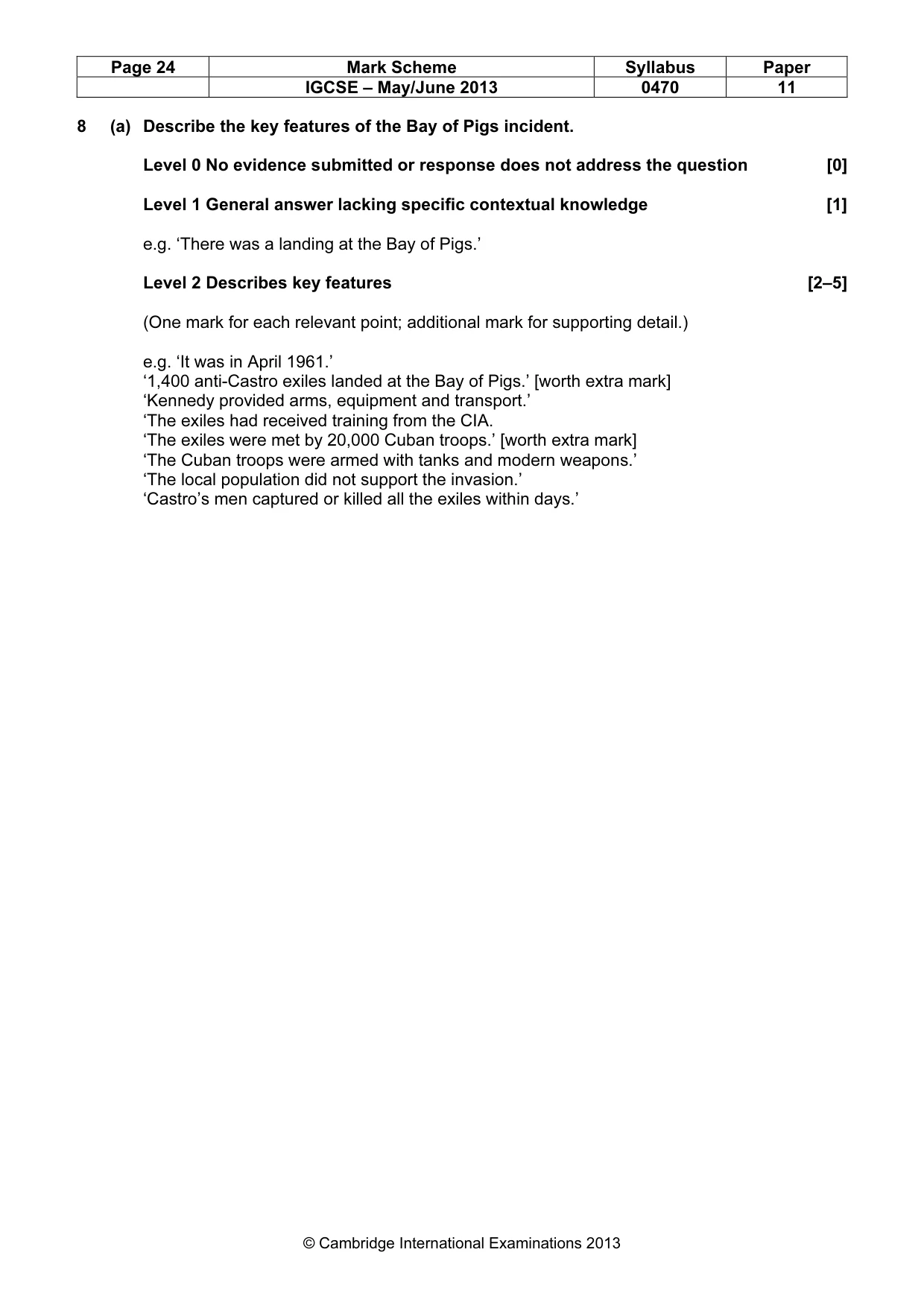Mark scheme, page 24 of 77