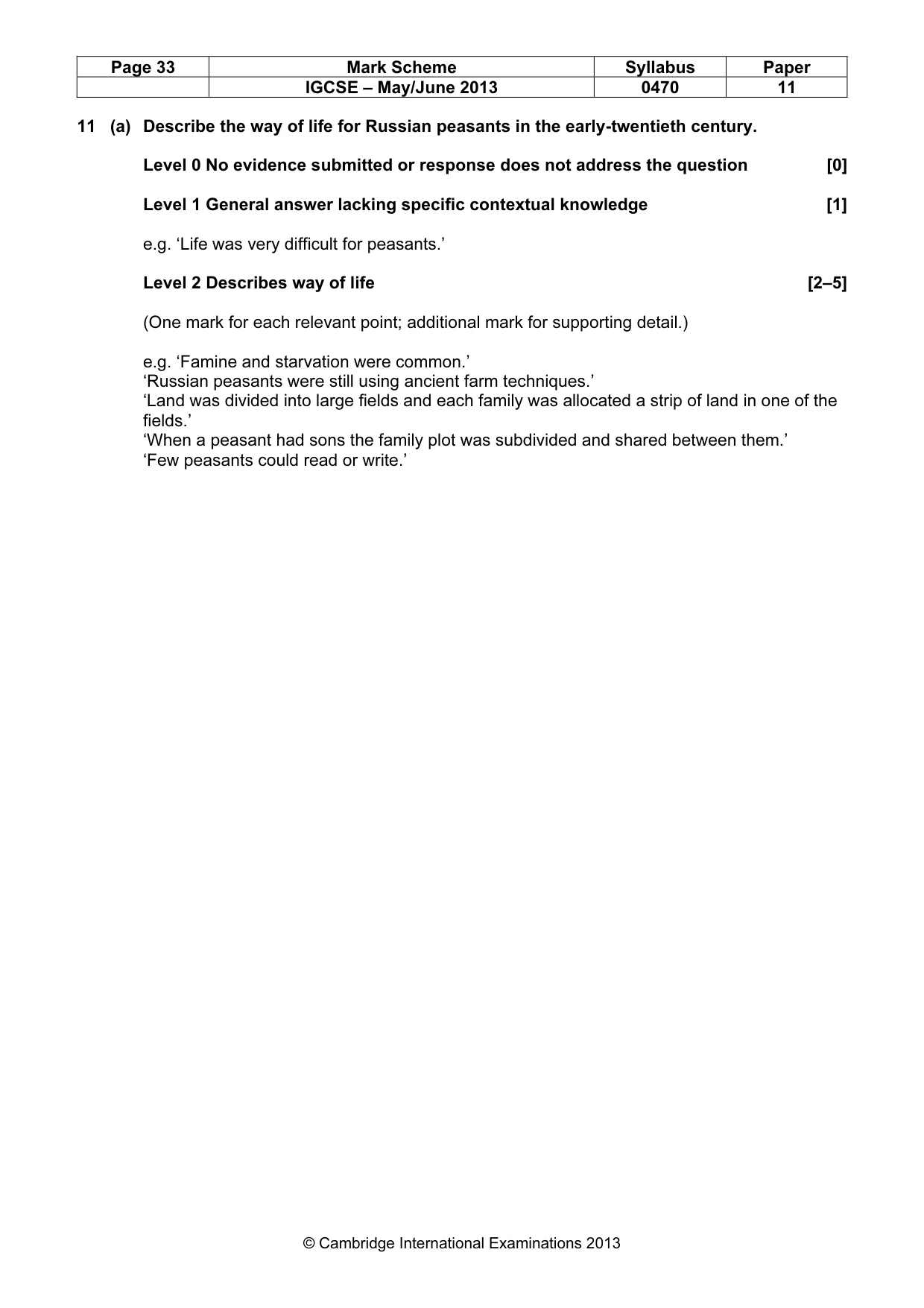 Mark scheme, page 33 of 77