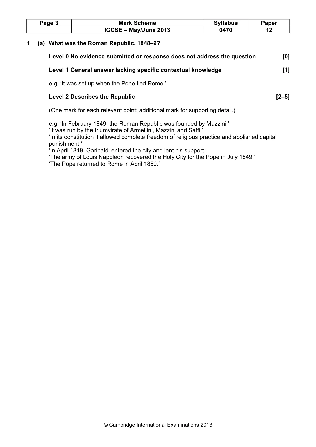 Mark scheme, page 3 of 77