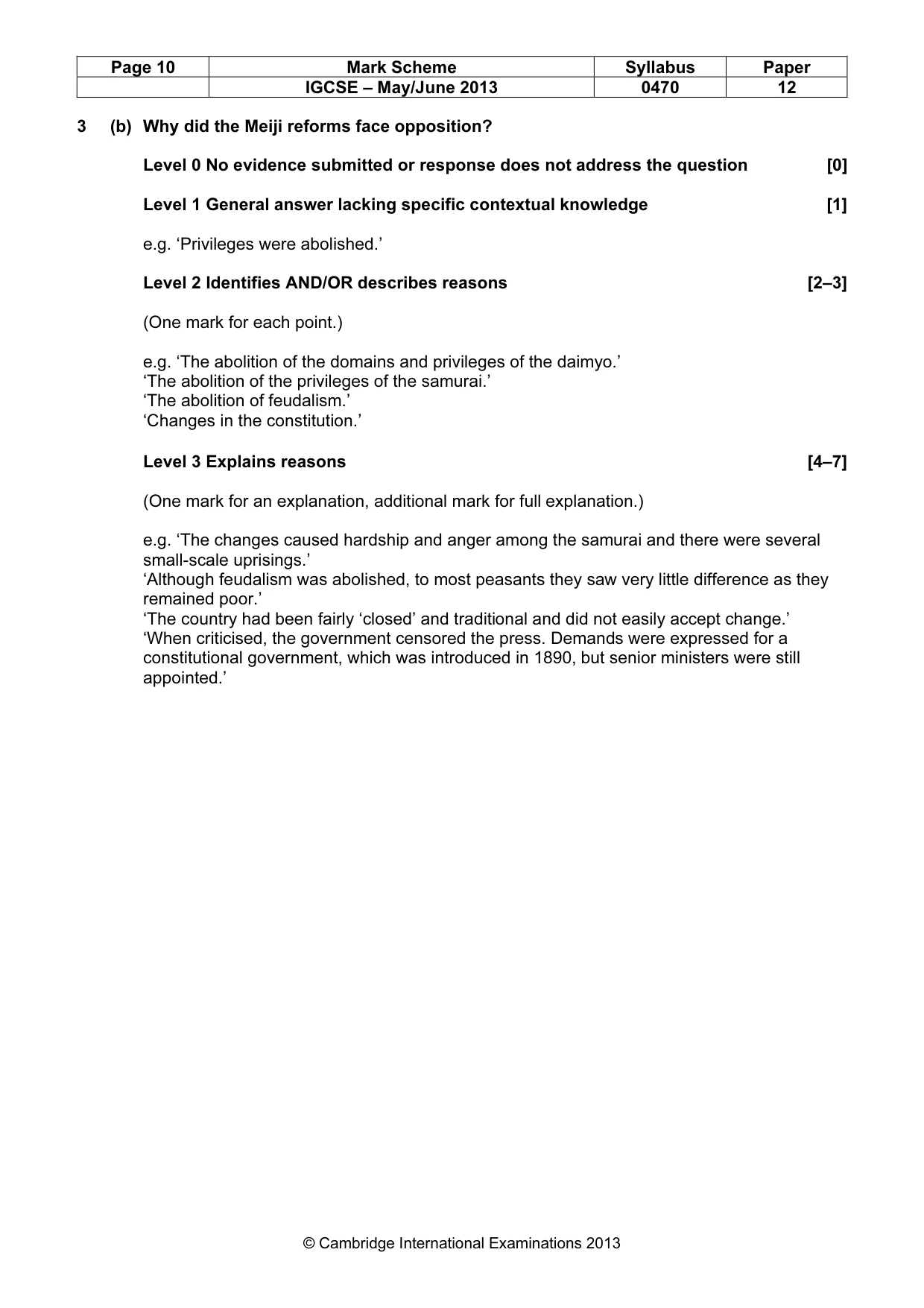 Mark scheme, page 10 of 77