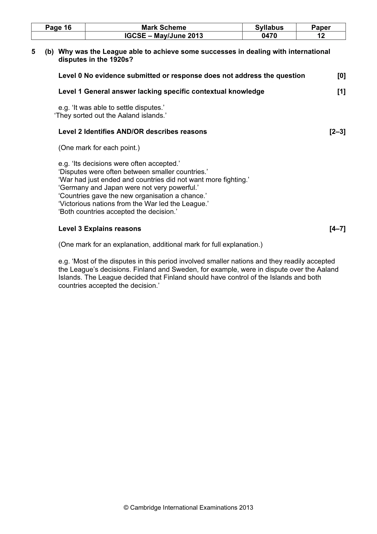 Mark scheme, page 16 of 77