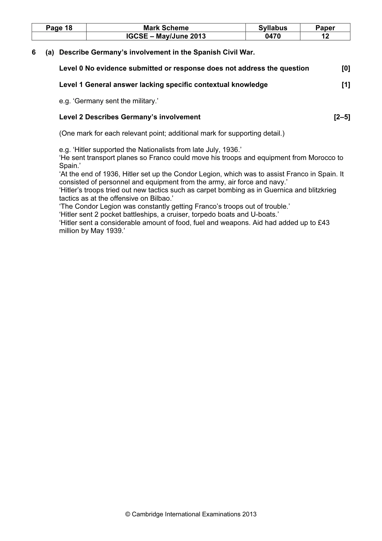 Mark scheme, page 18 of 77