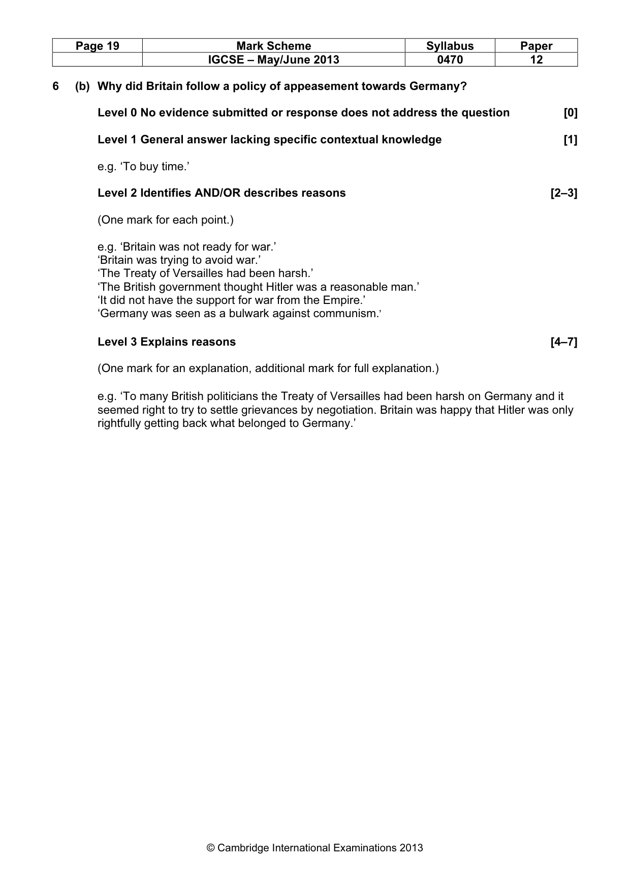 Mark scheme, page 19 of 77