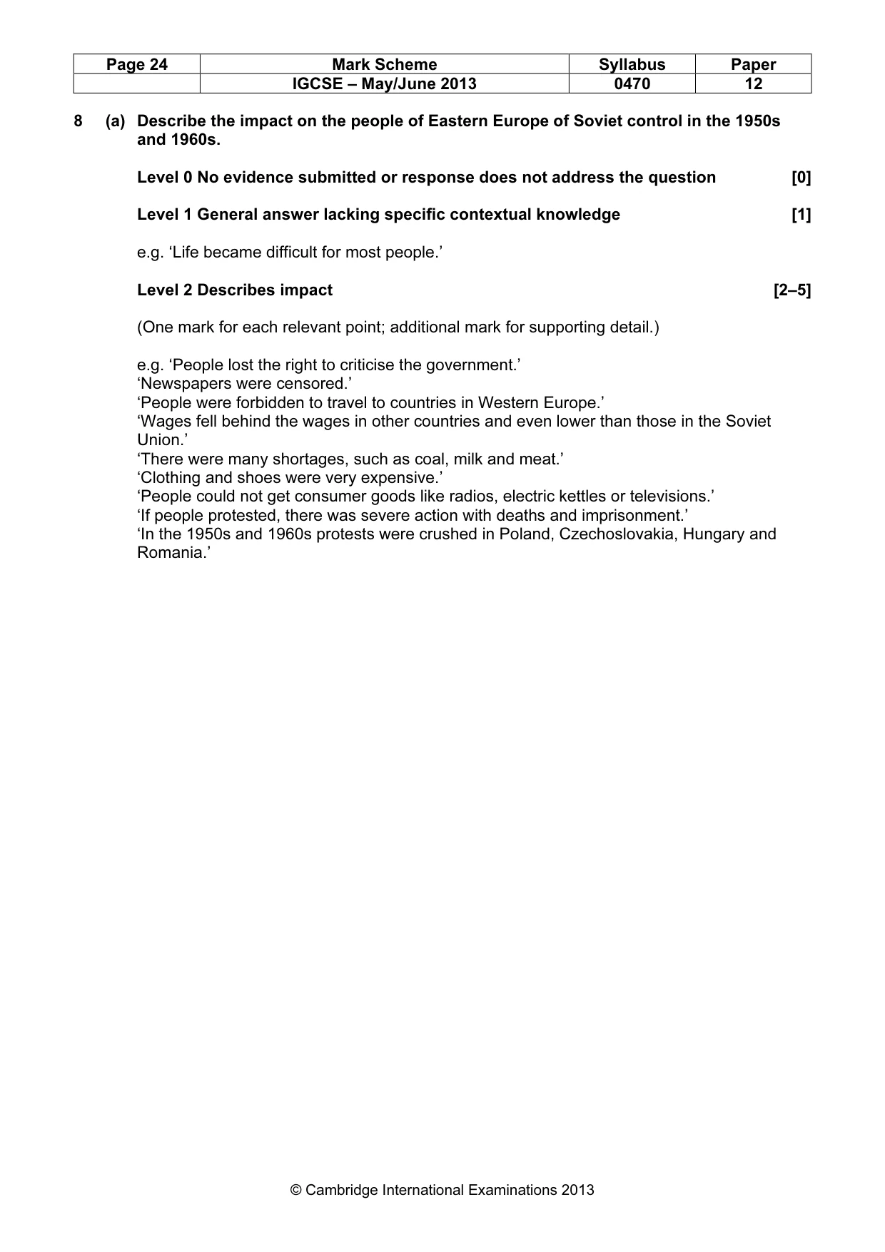 Mark scheme, page 24 of 77