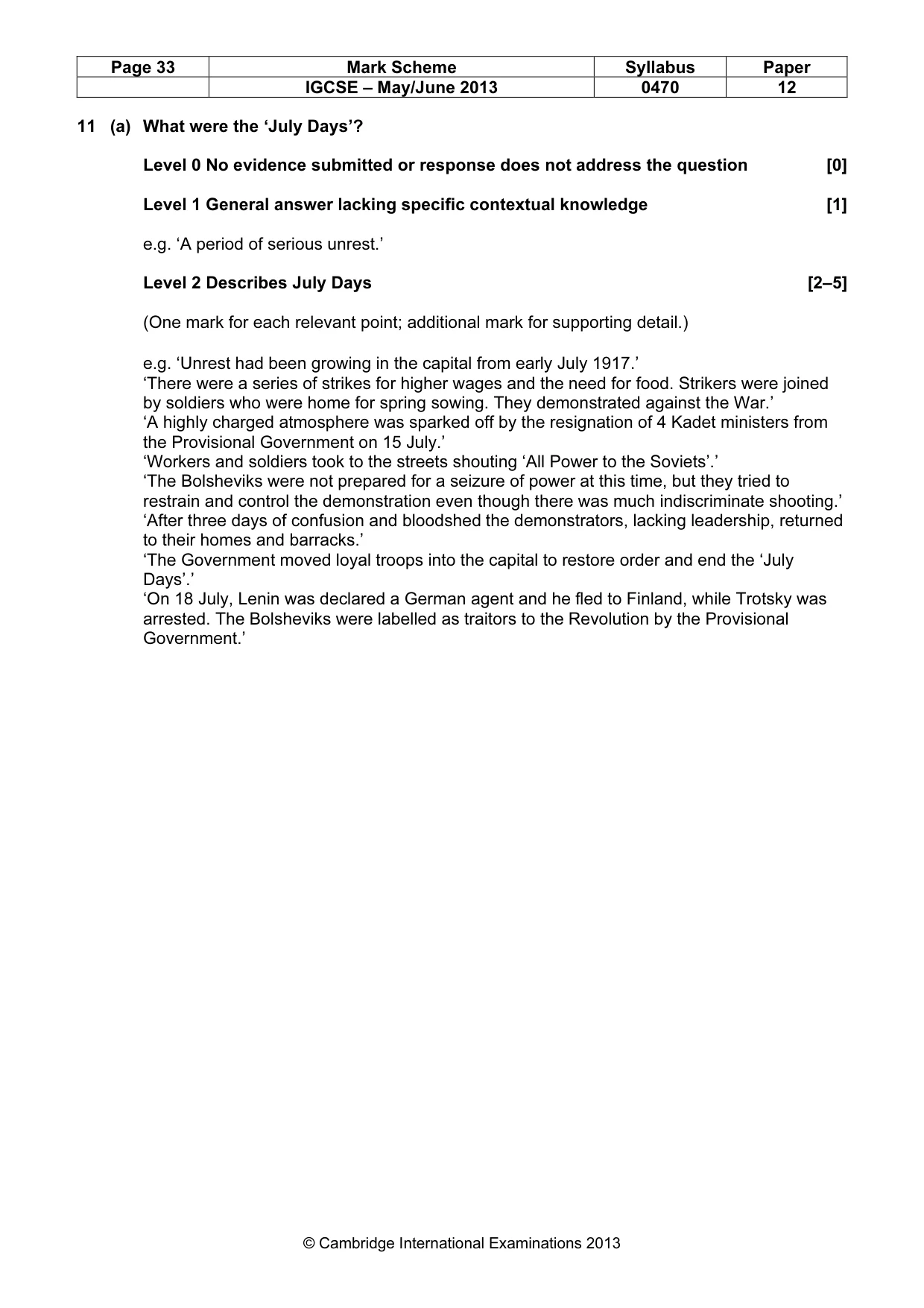Mark scheme, page 33 of 77