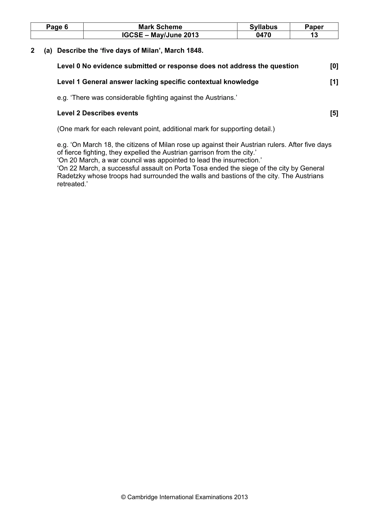 Mark scheme, page 6 of 77