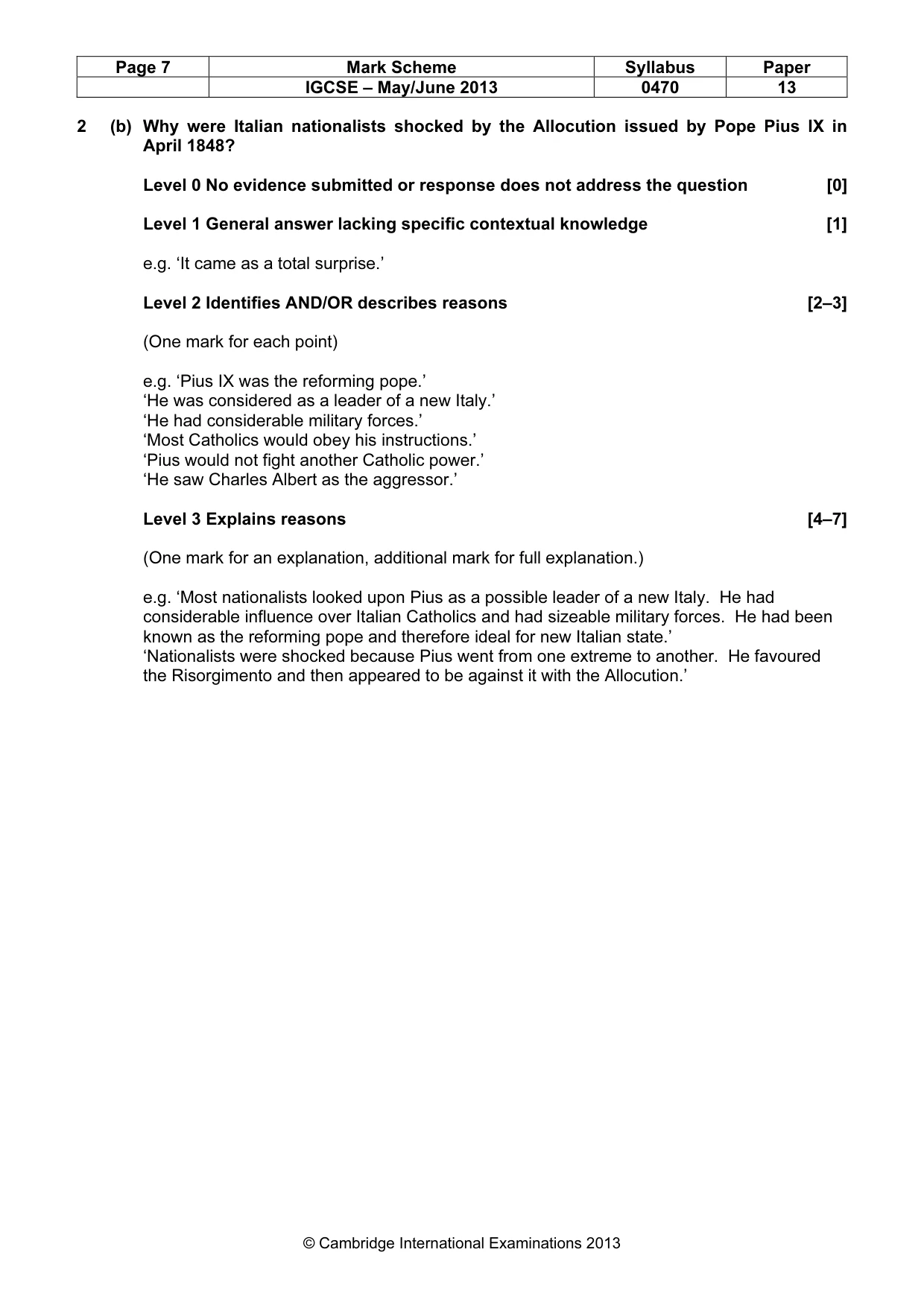 Mark scheme, page 7 of 77