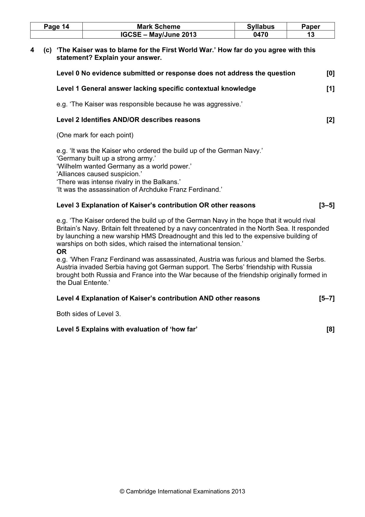 Mark scheme, page 14 of 77