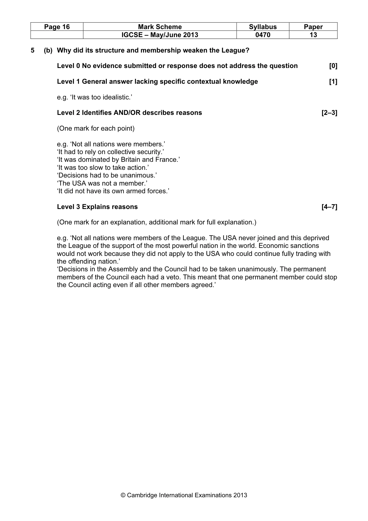 Mark scheme, page 16 of 77
