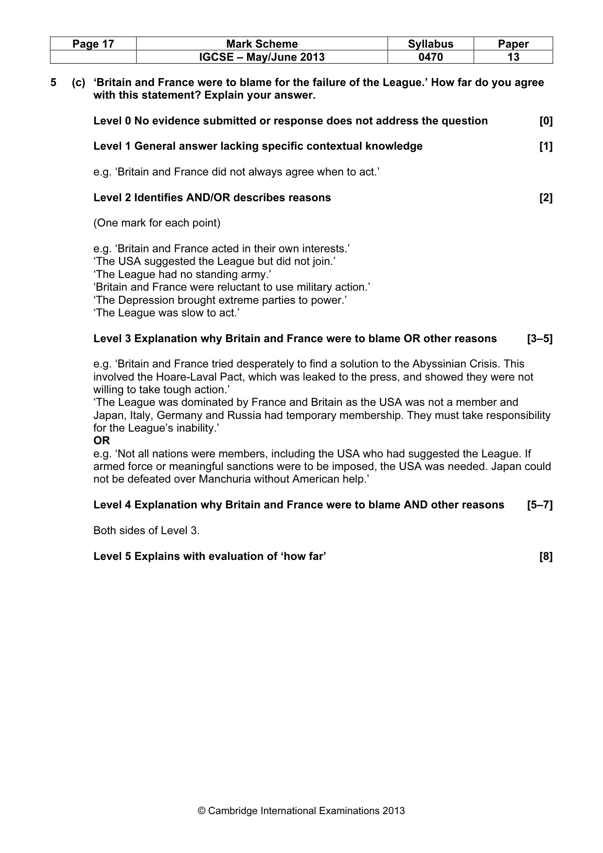 Mark scheme, page 17 of 77