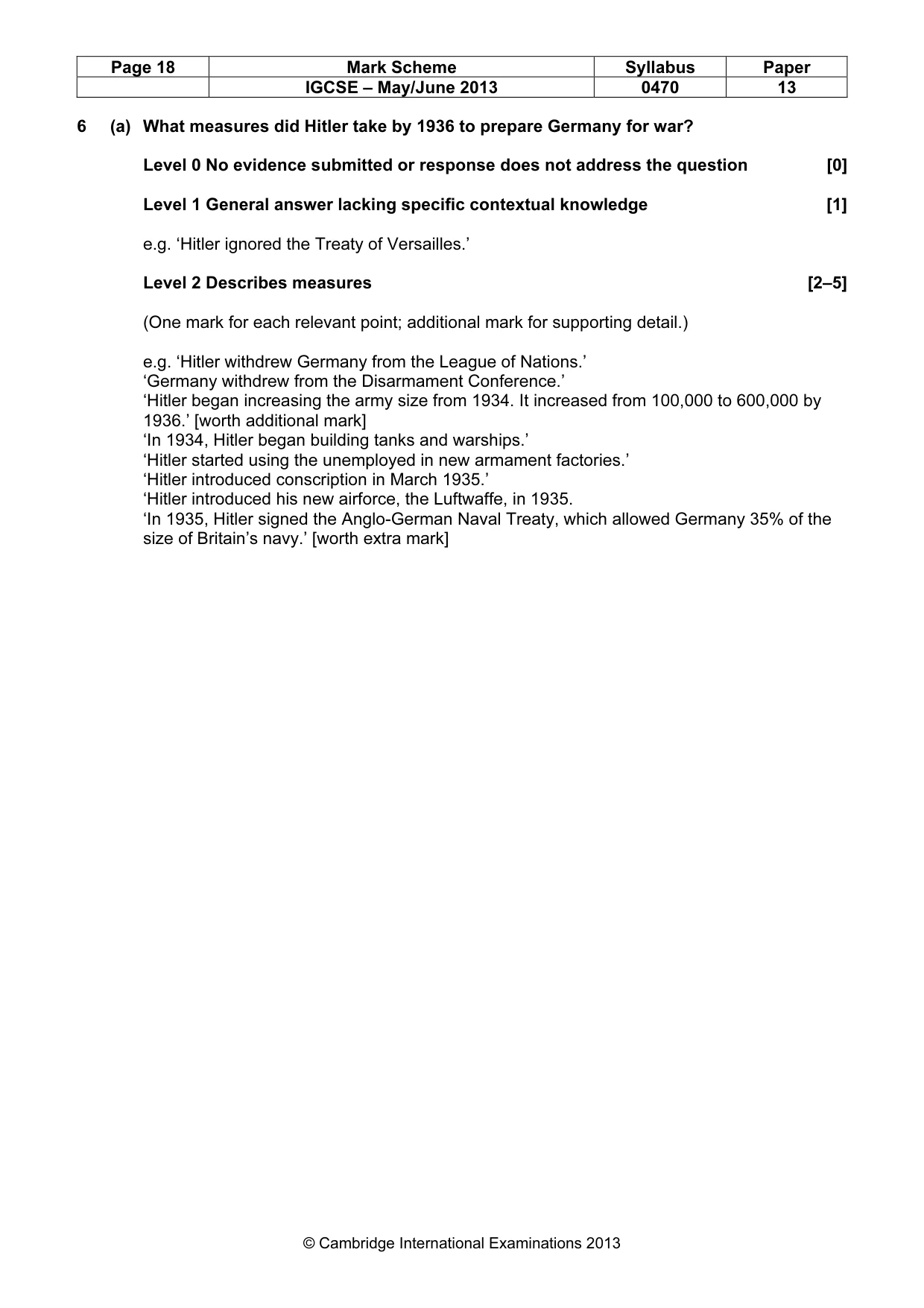 Mark scheme, page 18 of 77