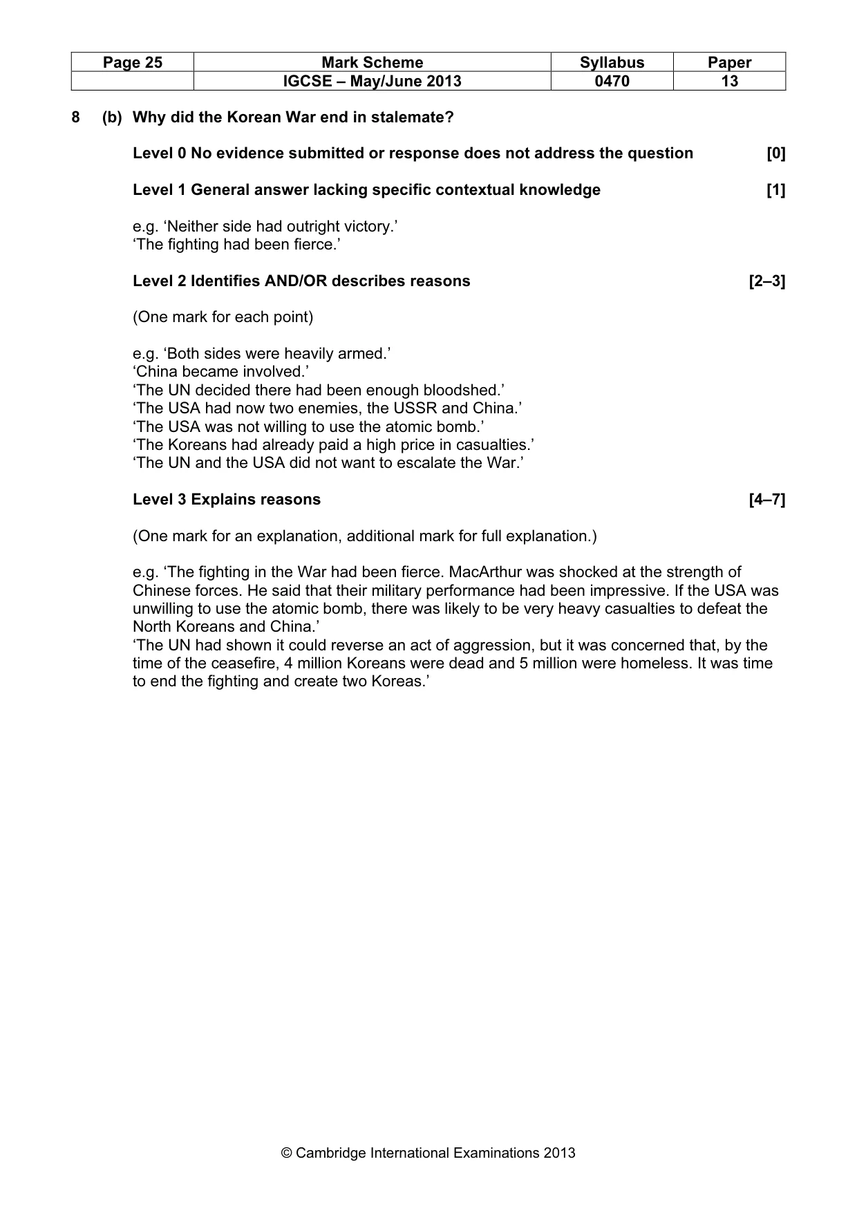 Mark scheme, page 25 of 77