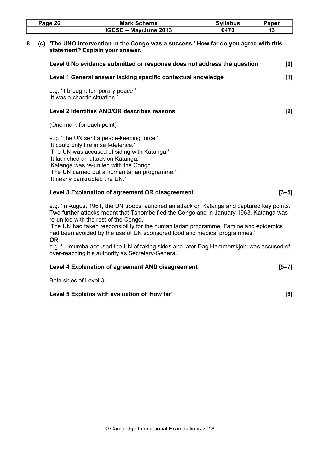 Mark scheme, page 26 of 77