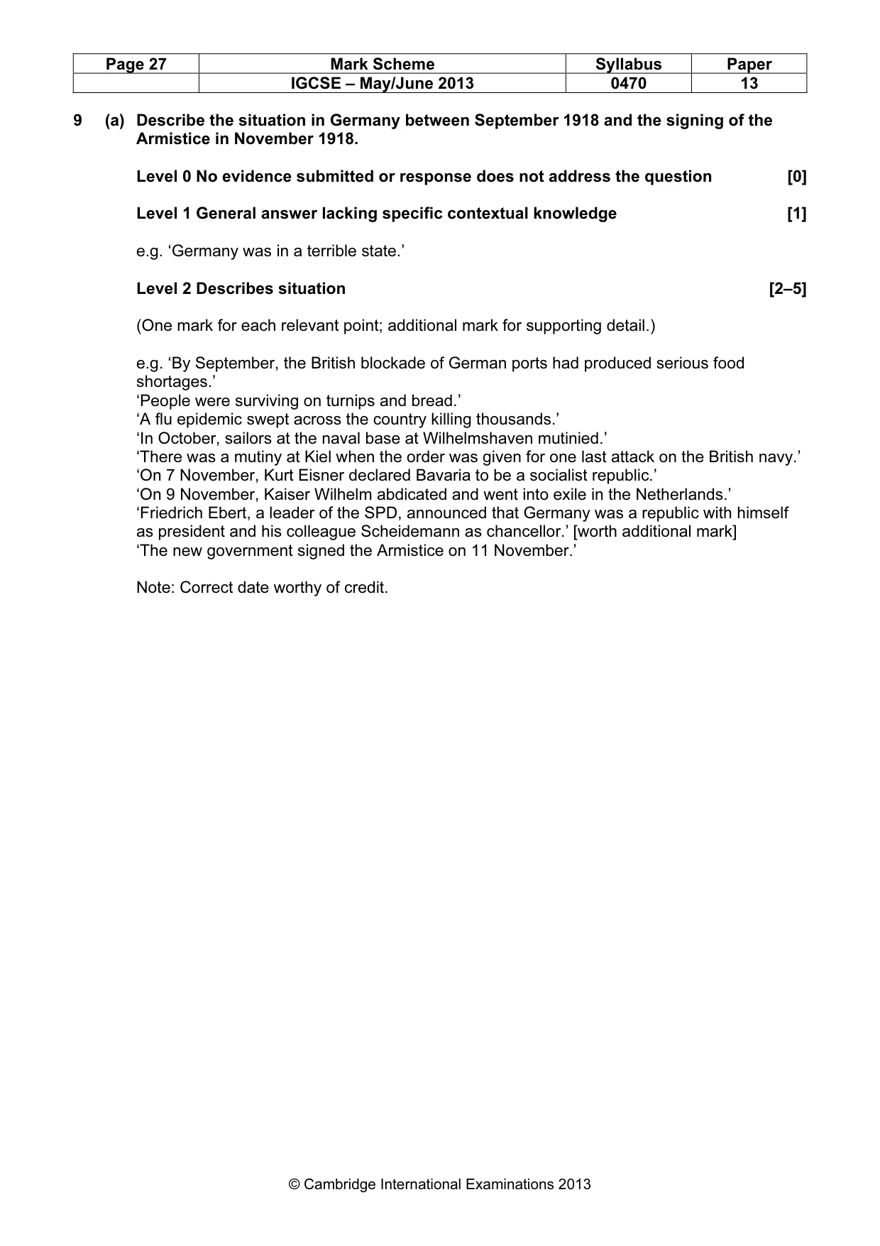 Mark scheme, page 27 of 77