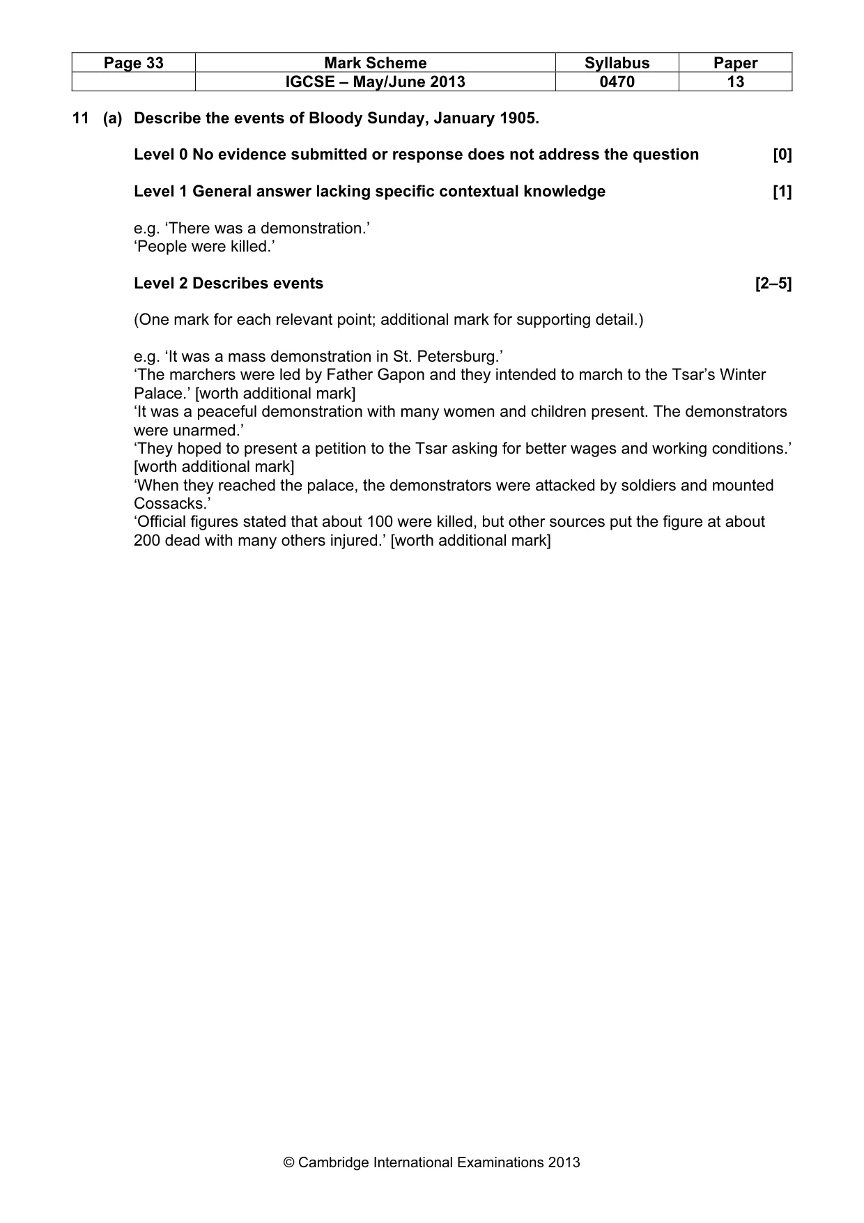 Mark scheme, page 33 of 77