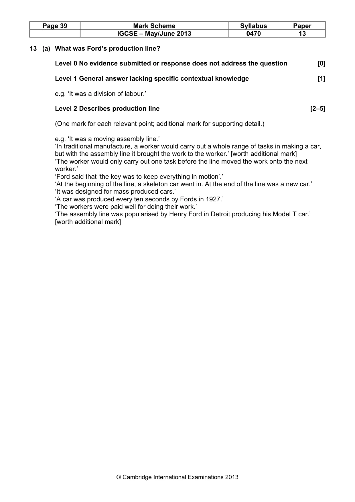 Mark scheme, page 39 of 77